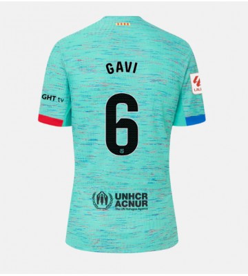 Barcelona Paez Gavi #6 Tredje trøje Dame 2023-24 Kort ærmer